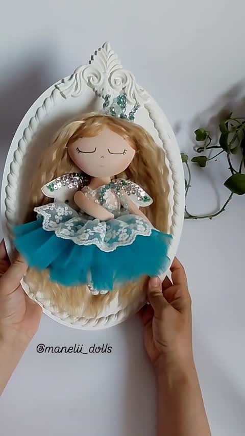 عروسک فرشته کادویی قابدار 