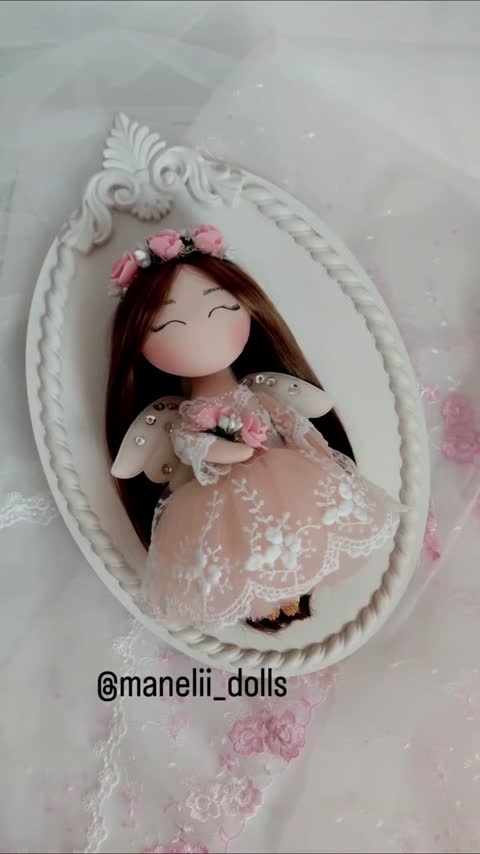 عروسک فرشته کادویی قابدار 