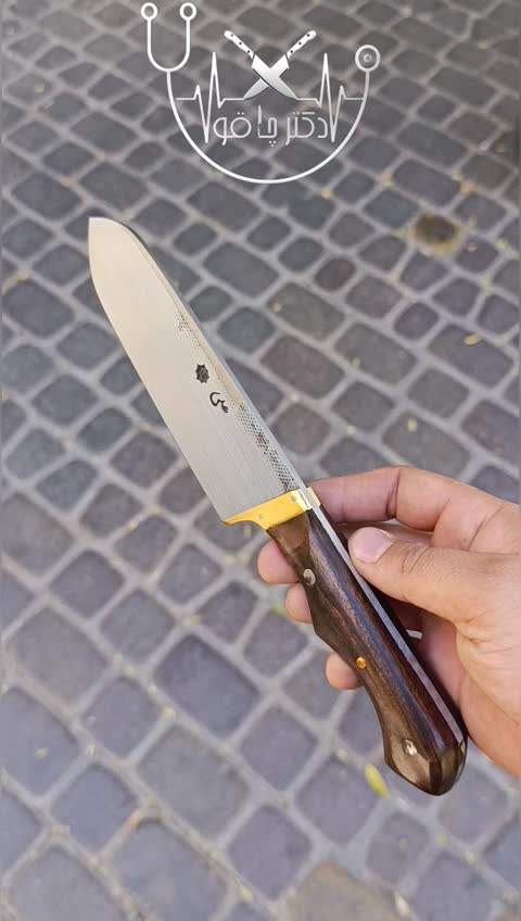 چاقو سلاخی سوهان فولادی قدیمی اصل زنجان