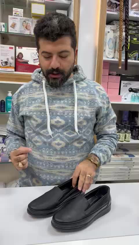 کفش طبی چرم طبیعی 20