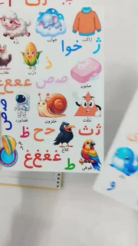 پک برچسب حروف الفبا