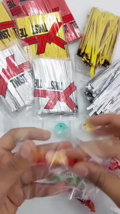 سیم بسته بندی شکلات طلایی(بسته ی حدودا 700 عددی)