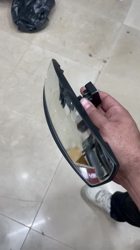 آینه محدب داخل خودرو کرو وارداتی افزایش دید بالا مناسب تمامی خودرو ها