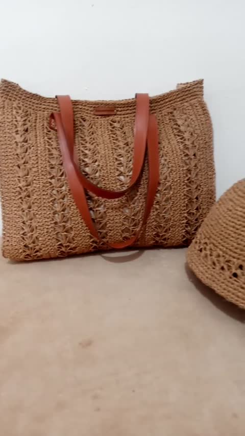 کیف ساحلی مدل ستاره ای رافیا