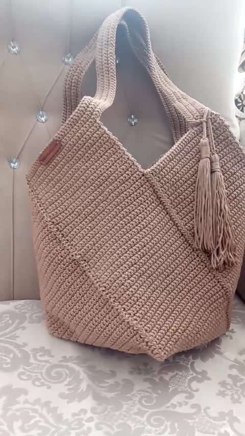 کیف مکرومه دستی