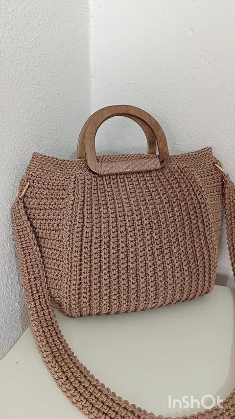 کیف بافتنی مکرومه 