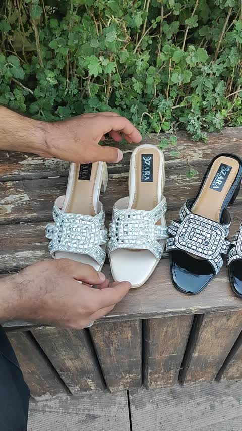 صندل مجلسی پاشنه بلند نگیندار ارسال فوری 