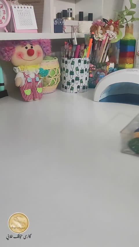 گوشواره دستساز ماندلا نقطه کوب نقطه ای