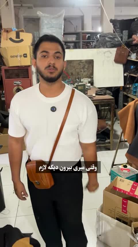 کیف رودوشی مدل Man-771 چرم طبیعی