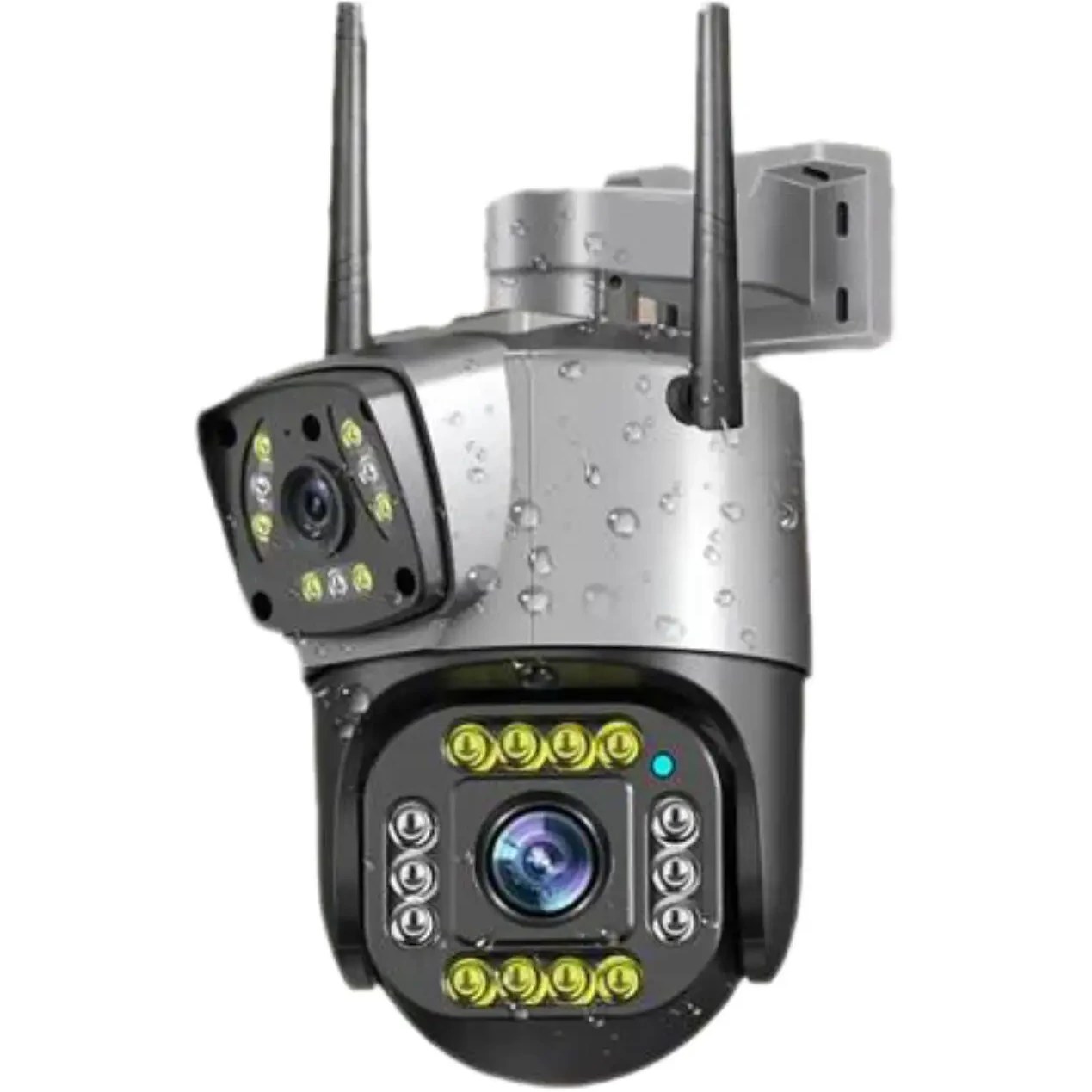 دوربین مینی اسپیددام 2 لنزV380 سیمکارتیp3-6-4G مشخصات