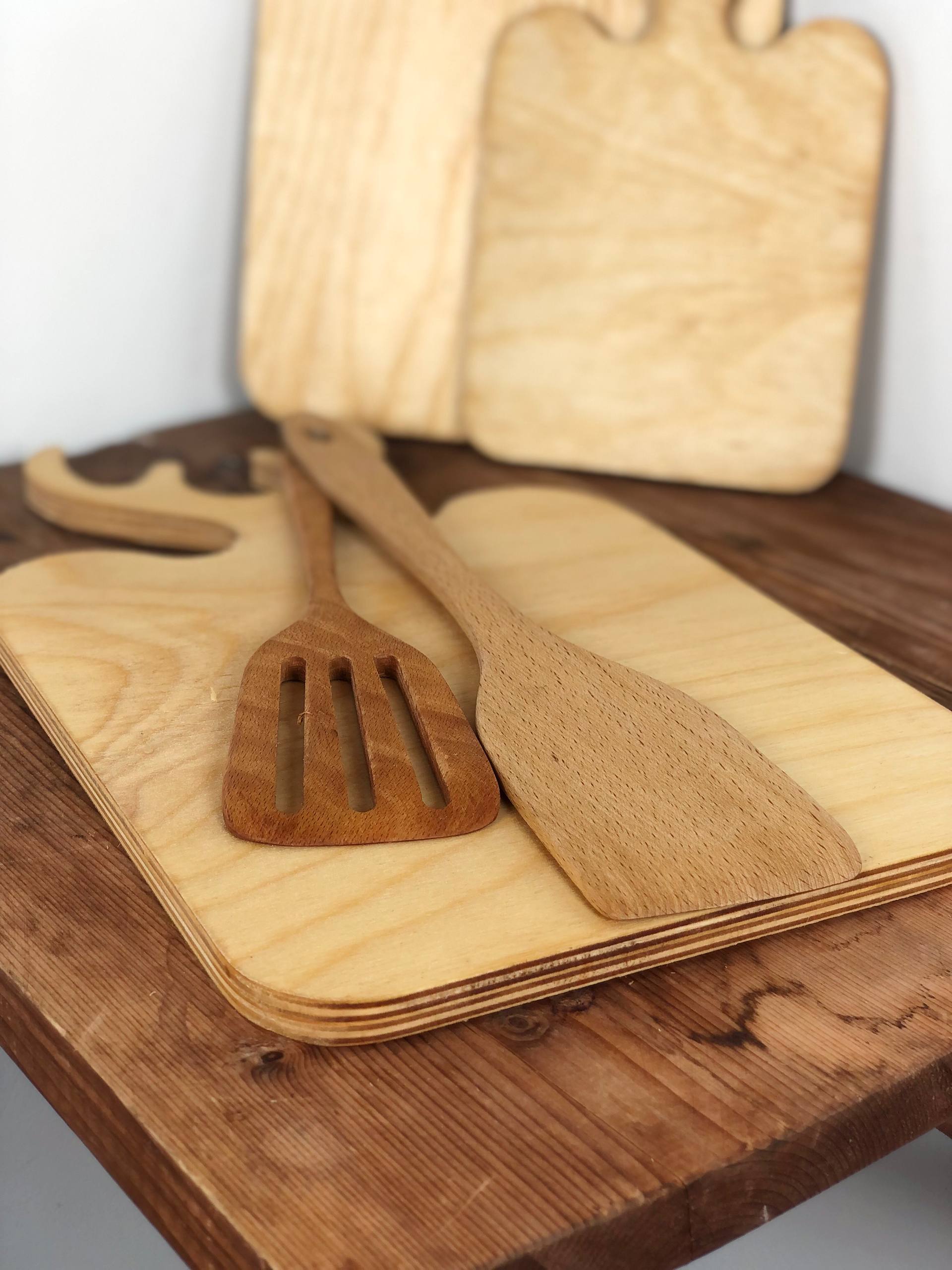 کفگیر چوبی گردو