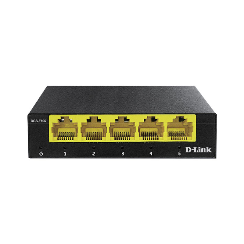  سوییچ دسکتاپ 5 پورت گیگابیتی دی-لینک مدل DGS-F105