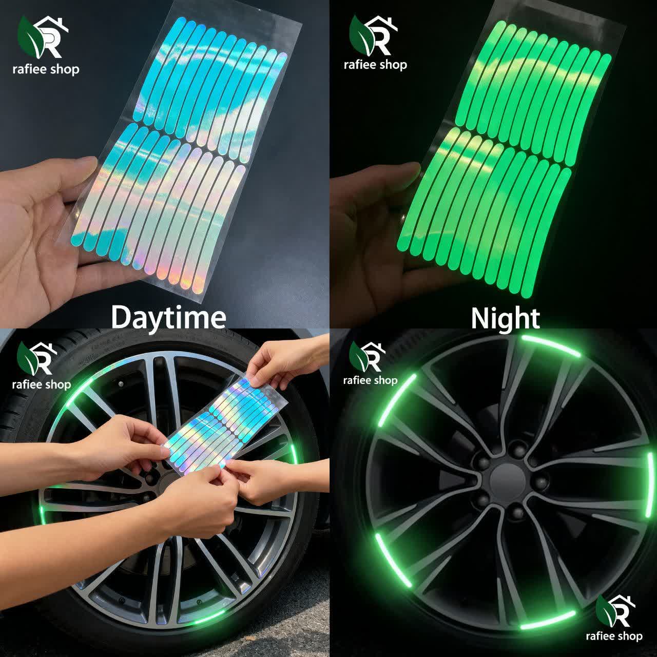 برچسب رینگ لیزری شبرنگ خودرو
