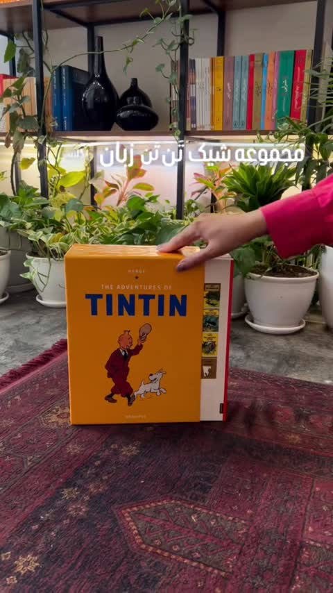 The Adventures of Tintin Full Pack with Hard Cover (مجموعه کامل کتاب های ماجراهای تن تن به همراه کاور جلد سخت)