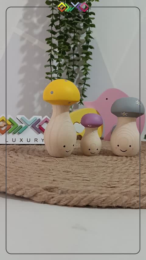 ست فانتزی خانواده قارچ چوبی ماوراء لاکچری MKT07 