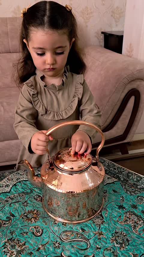 کتری مسی دو لیتری نانو شده
