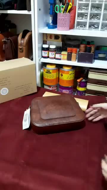 کیف چرم دست دوز چرم طبیعی زنانه آلا  مدل آرمیتا