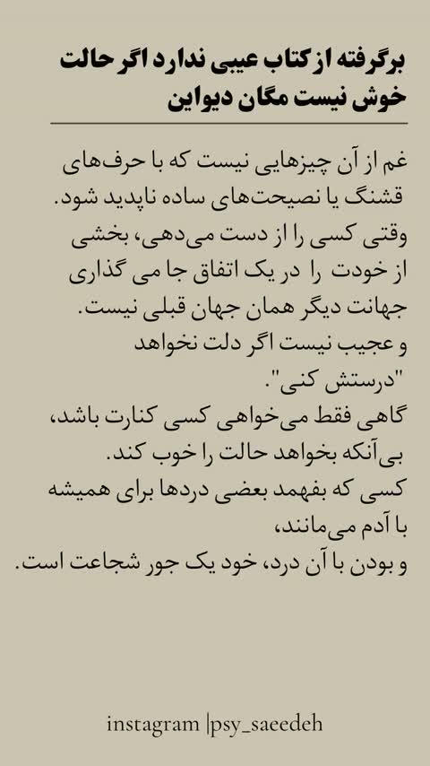کتاب عیبی ندارد اگر حالت خوش نیست ( مک دواین مترجم آرش هوشنگی فر) روبه رویی با اندوه و فقدان در فرهنگی که آن را نمیفهم