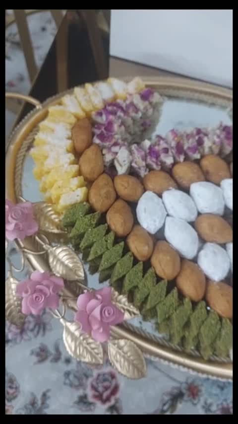 سینی آیینه ای  قاب طلایی رنگثابت بزرگ (امکان خرید قسطی)