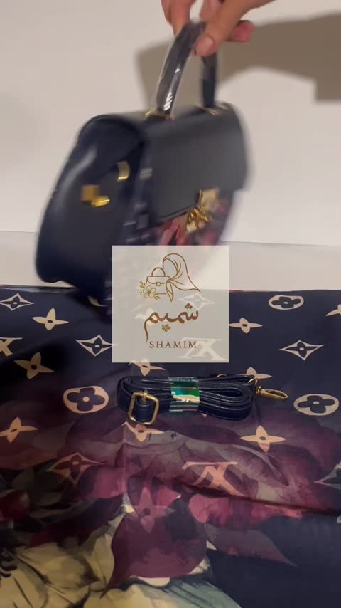 ست کیف و روسری رز ال وی با شال هم قابل سفارشه