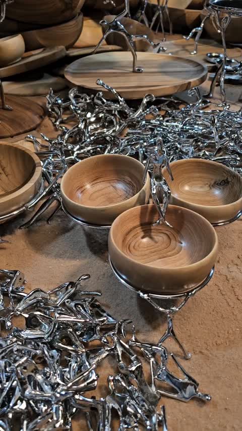 سرویس پذیرایی چوبی بالرین 