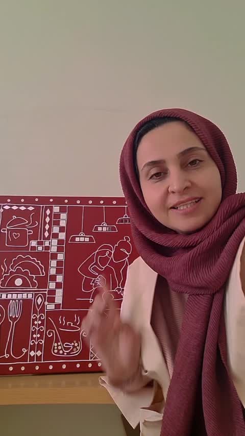 تابلو آینه کاری  آشپزی  مادر دختر 