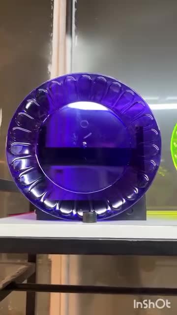 بشقاب یکبار مصرف کریستال کیک خوری کارتن 180 عددی 