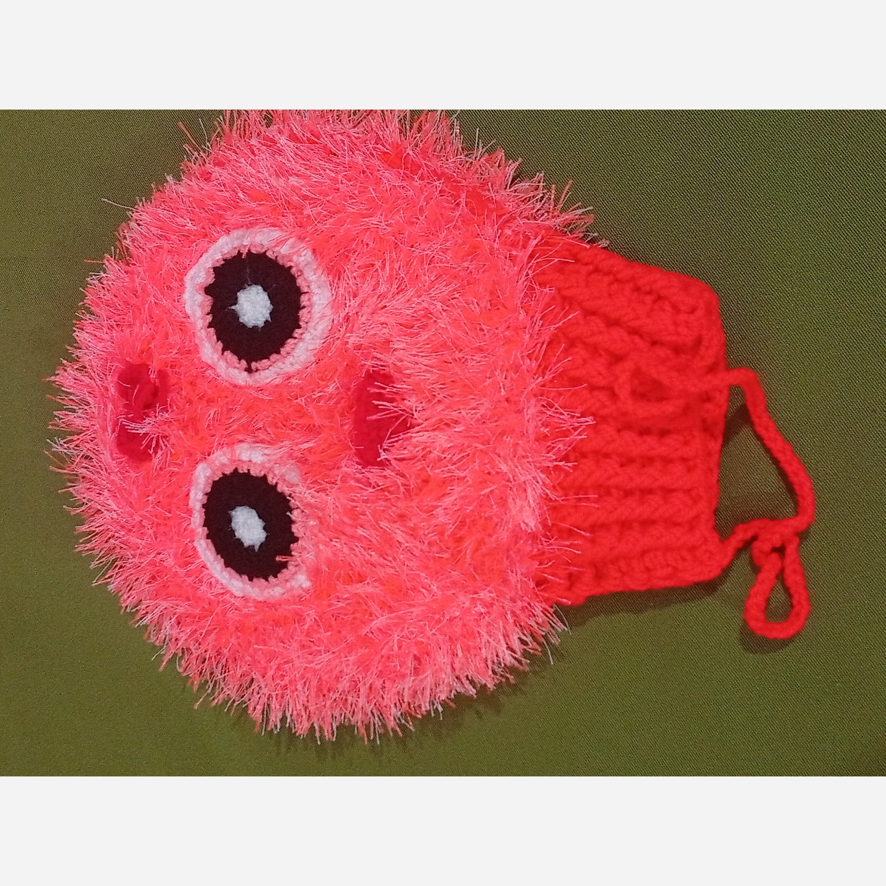 لیف عروسکی حمام بافتنی قلاب بافی (دست بافت)