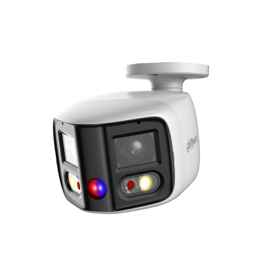 دوربین داهوا IPC-PFW3849S-A180-AS-PV | 2x4MP دوربین دو لنزی 180 درجه TiOC WizSense با هشدار صوتی نوری و تشخیص هوشمند