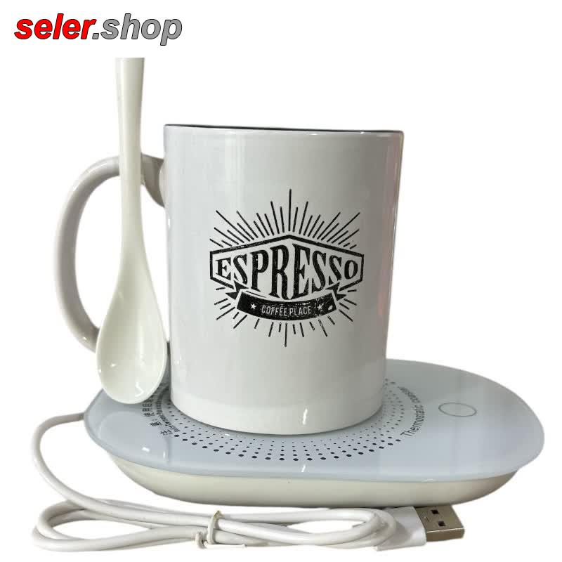 فروش ویژه ماگ هیتر دار طرح اسپرسو