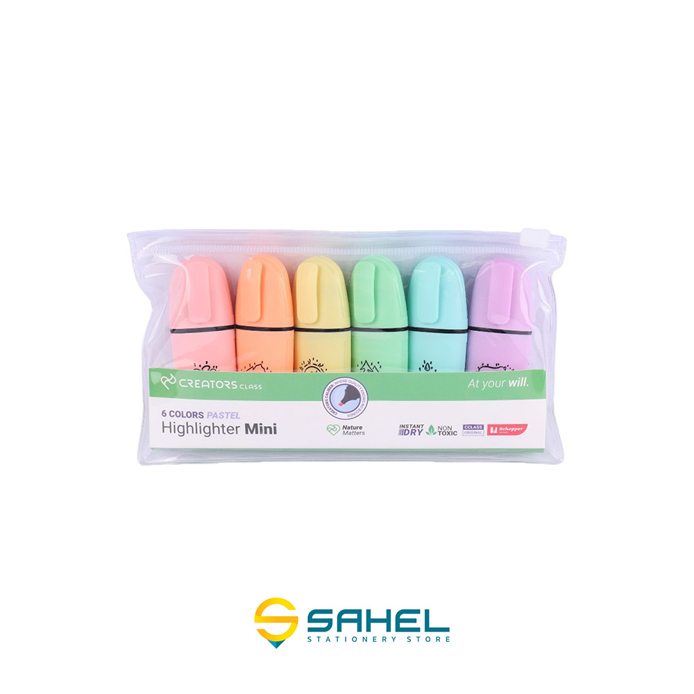 ماژیک علامت زن مینی 6 عددی کریتورز پاستلی