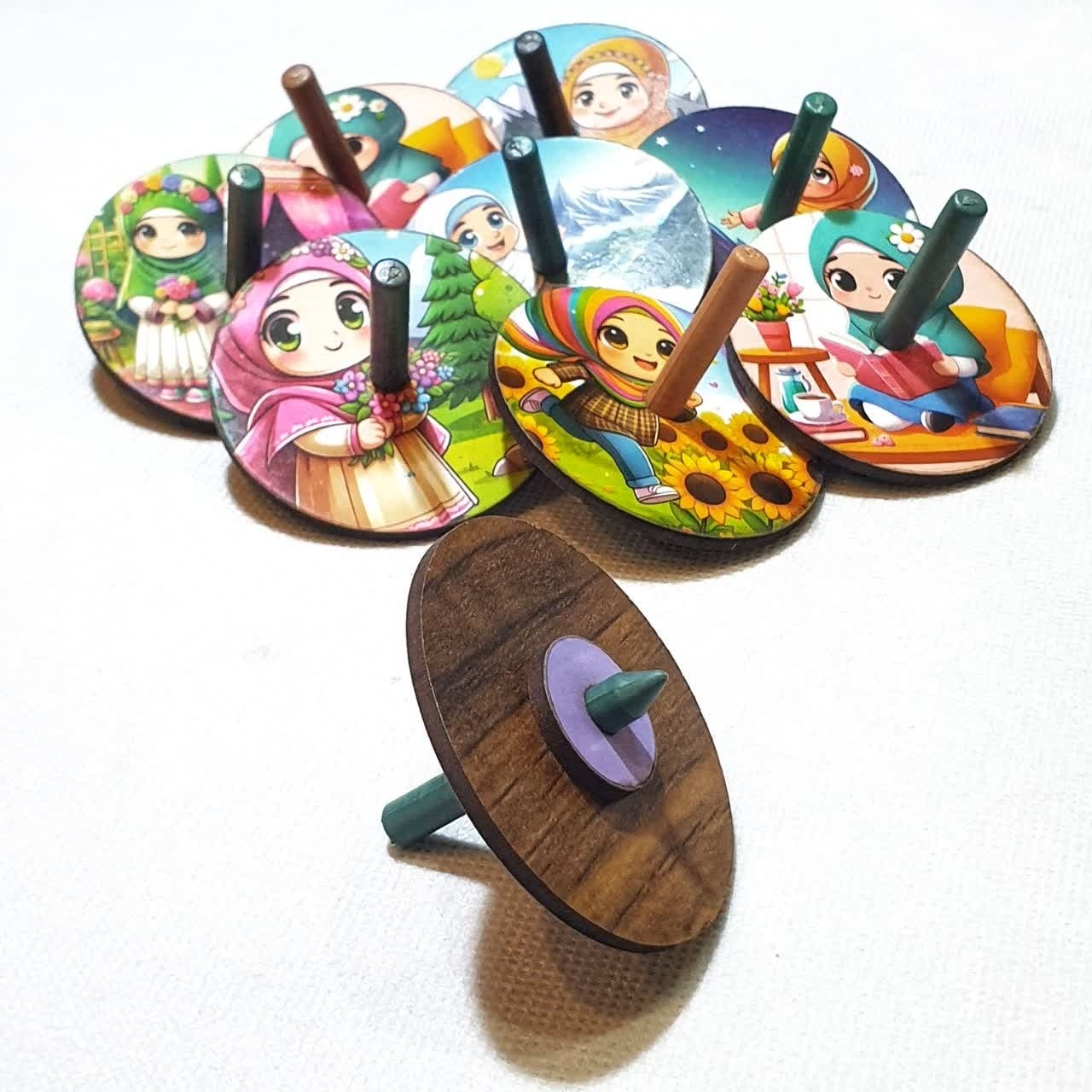 فرفره چوبی پسرانه دخترانه