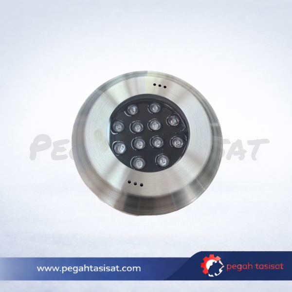 چراغ استخری RGB 36W بدنه استیل پگاه تاسیسات