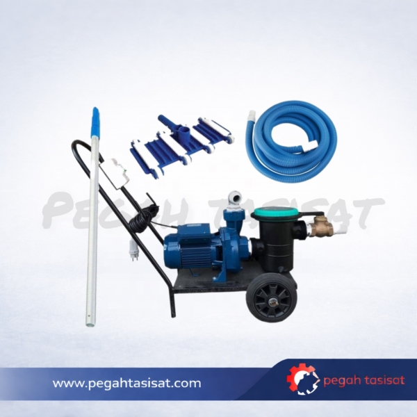 جاروی استخری 2 اسب چینی با کلیه لوازم پگاه تاسیسات