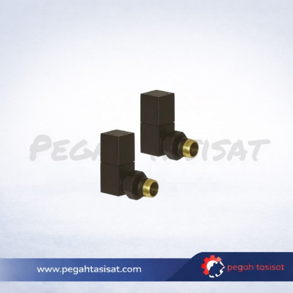 شیر زانو مشکی فلت پگاه تاسیسات