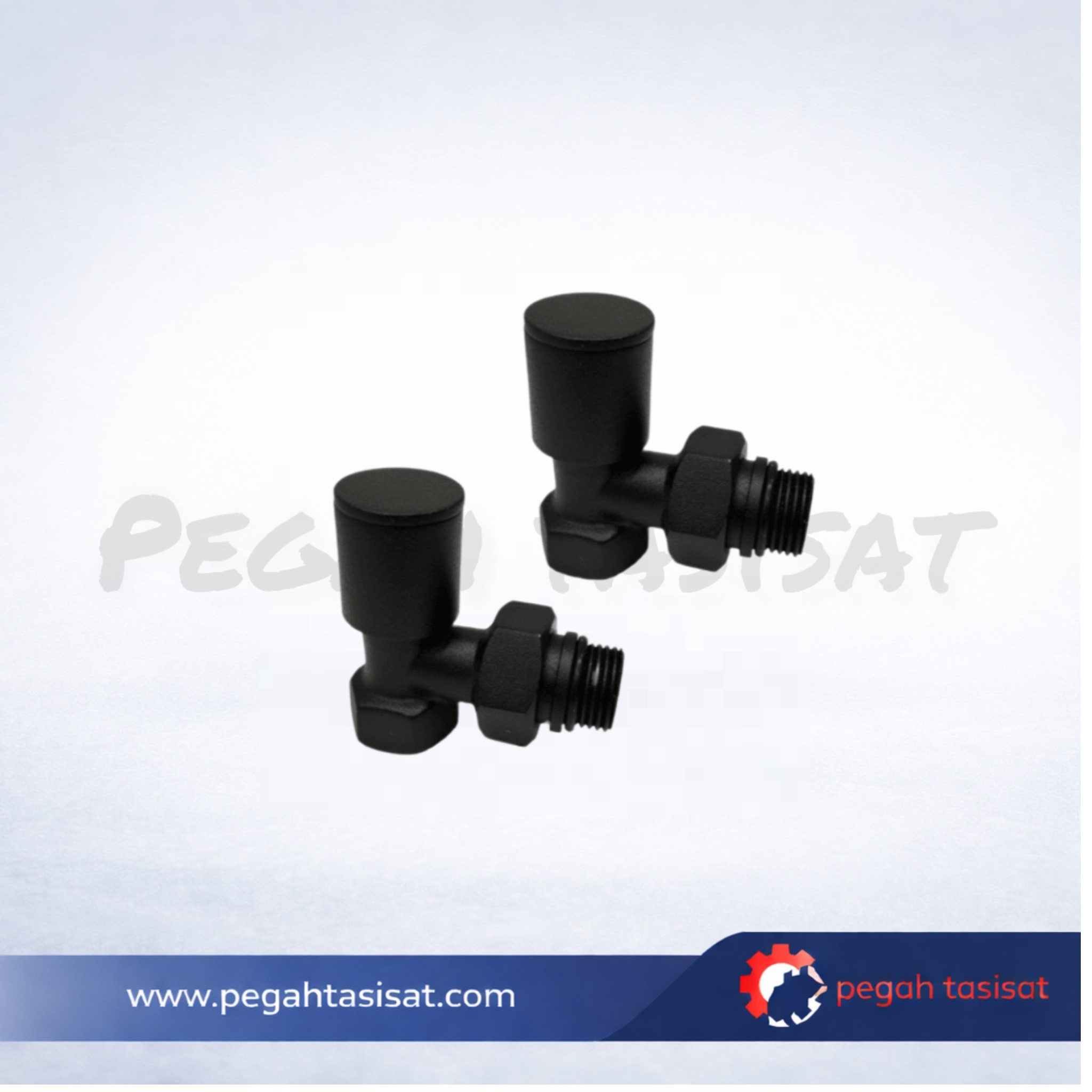 شیر زانو گرد مشکی پگاه تاسیسات