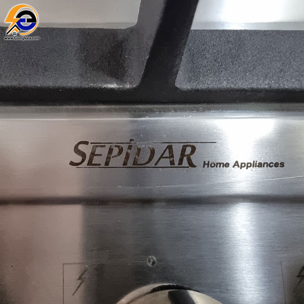 اجاق گاز رومیزی پنج شعله سپیدار مدل 580 پس کرایه
