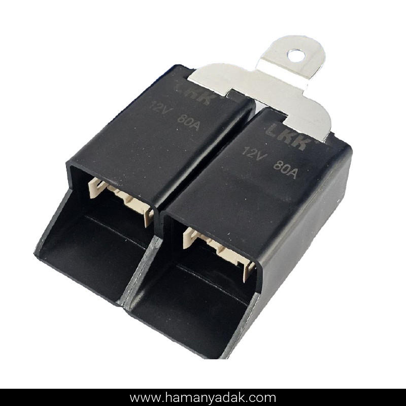 رله فن دو قلو مشکی پراید برند LKK