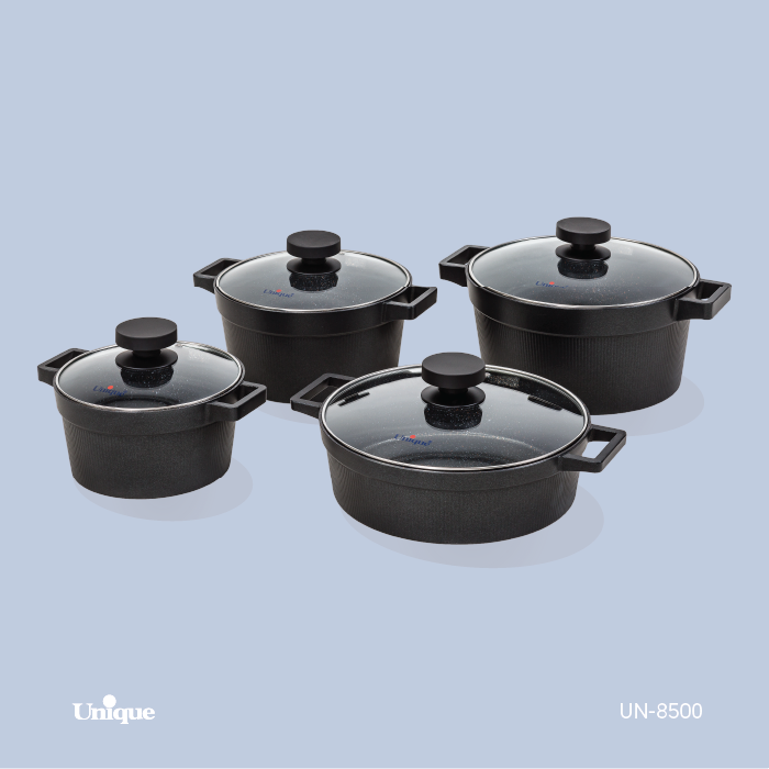 سرویس 8 پارچه مشکی دیاموند