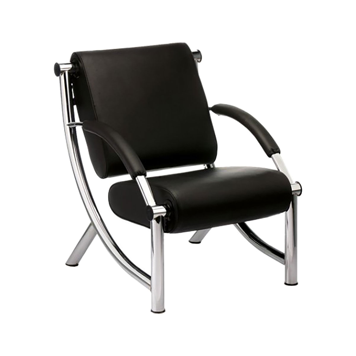 صندلی انتظار تک نفره پایه فلزی مدل 206