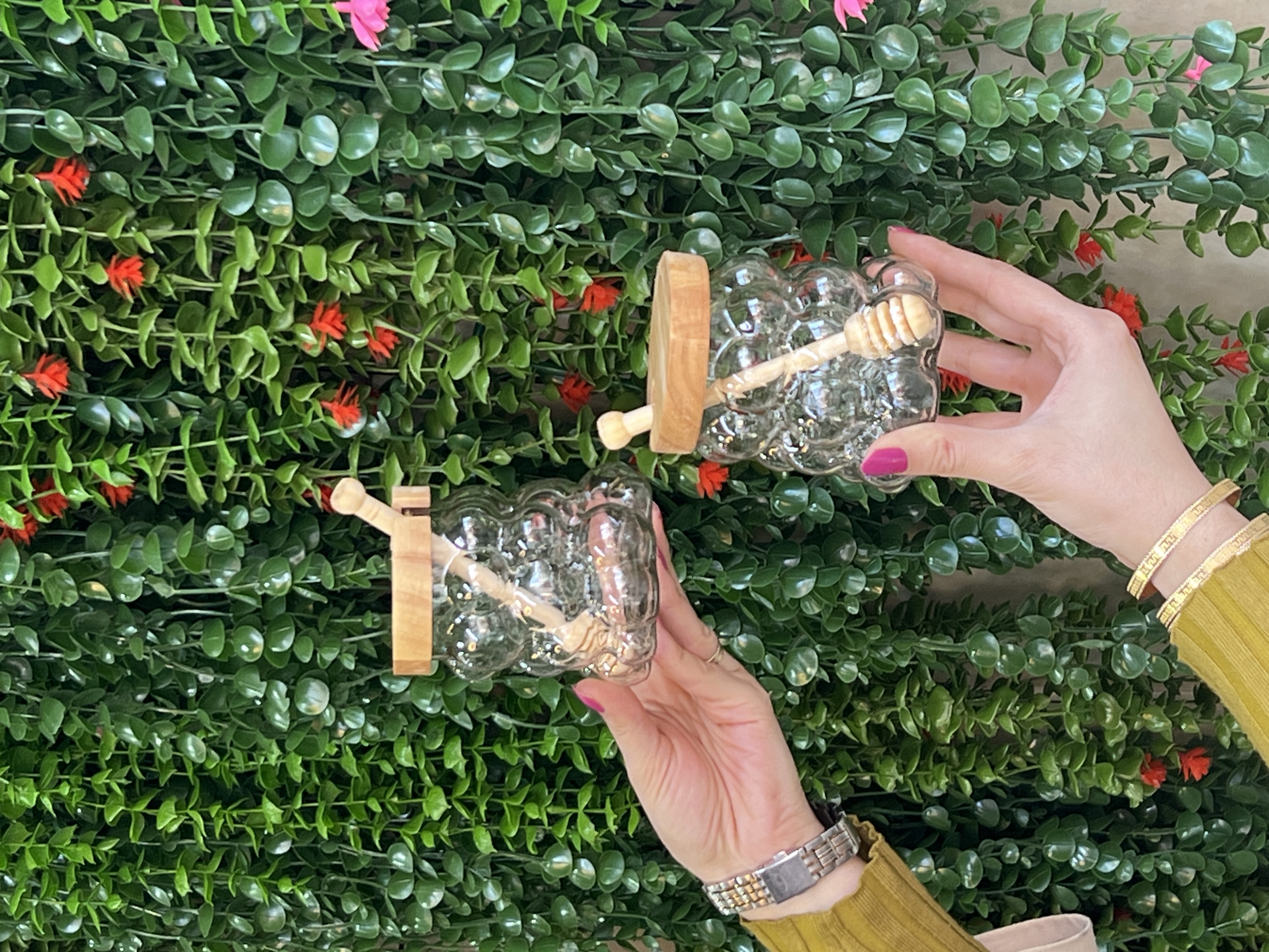 عسل خوری درب بامبو