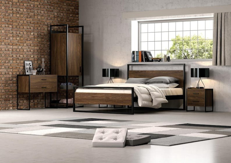 تخت خواب مدرن فلزی مدل B102