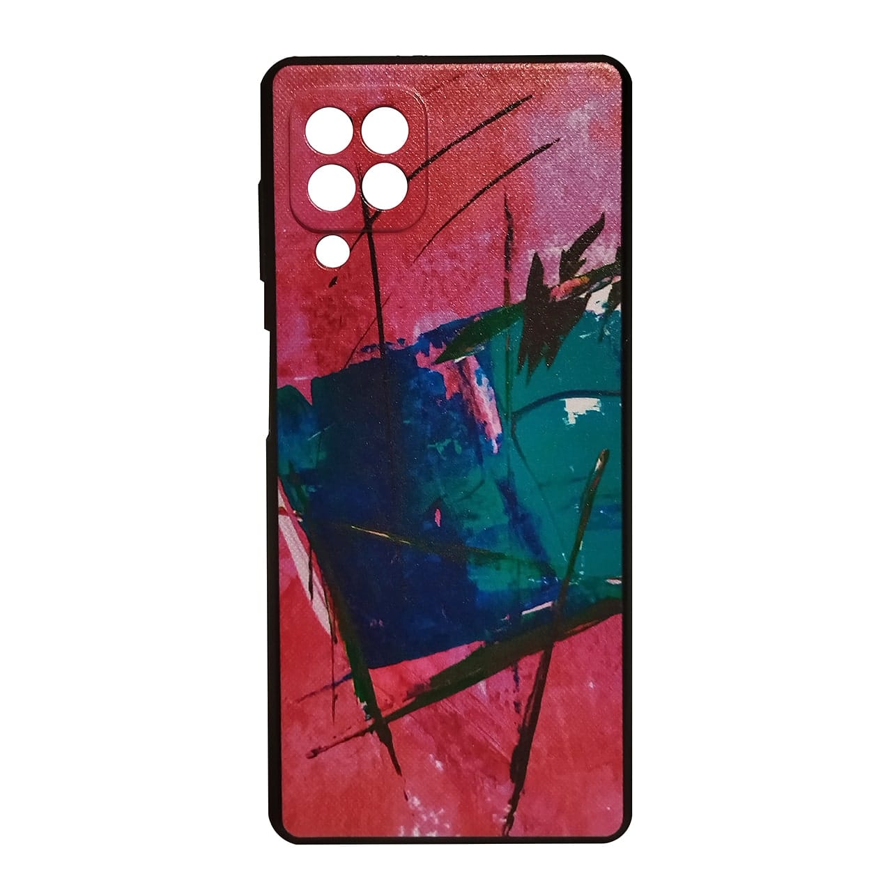 کاور کد 1808 مناسب برای گوشی موبایل سامسونگ A22 طرح آبرنگی