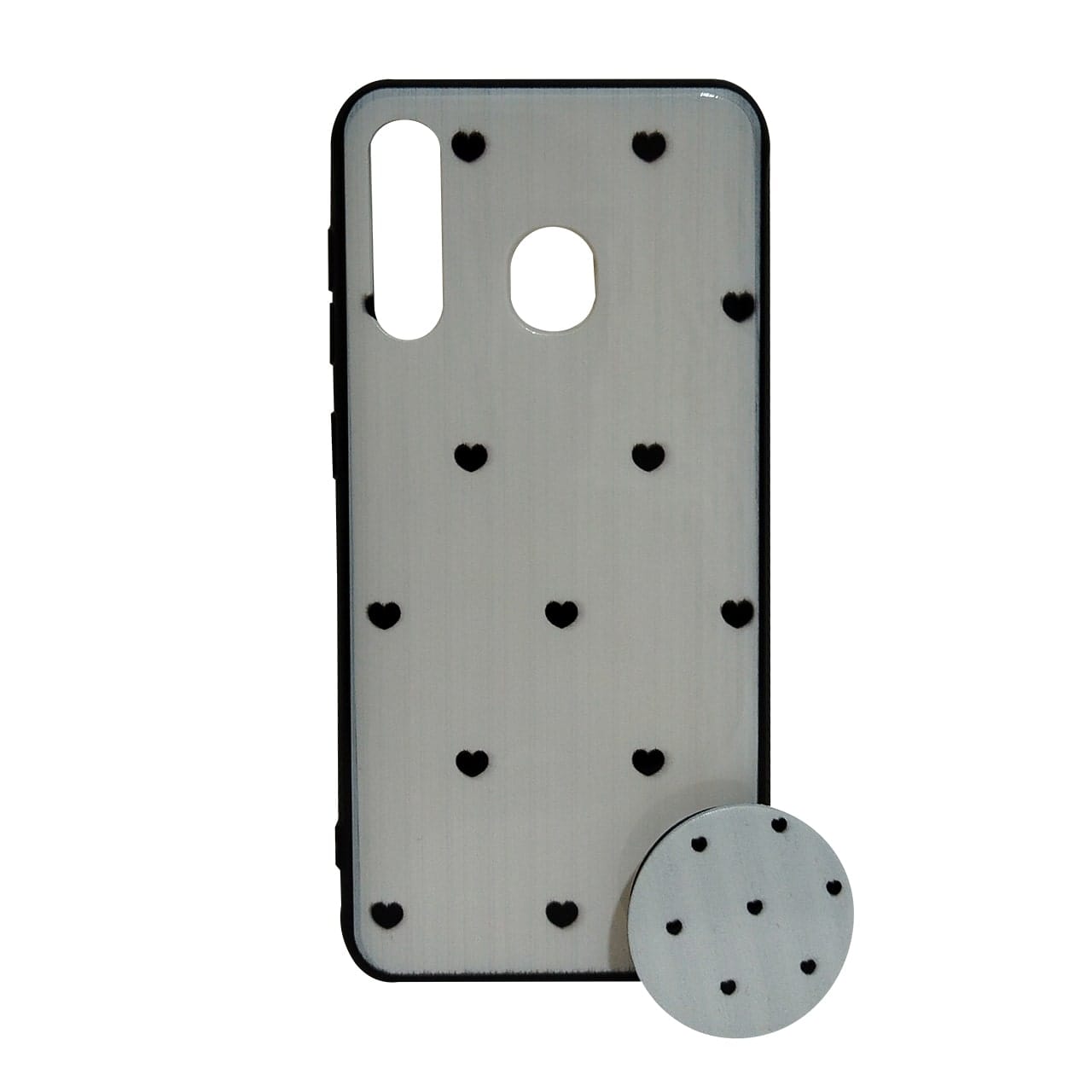 کاور کد 7004 مناسب برای گوشی موبایل سامسونگ A20 به همراه پایه نگهدارنده