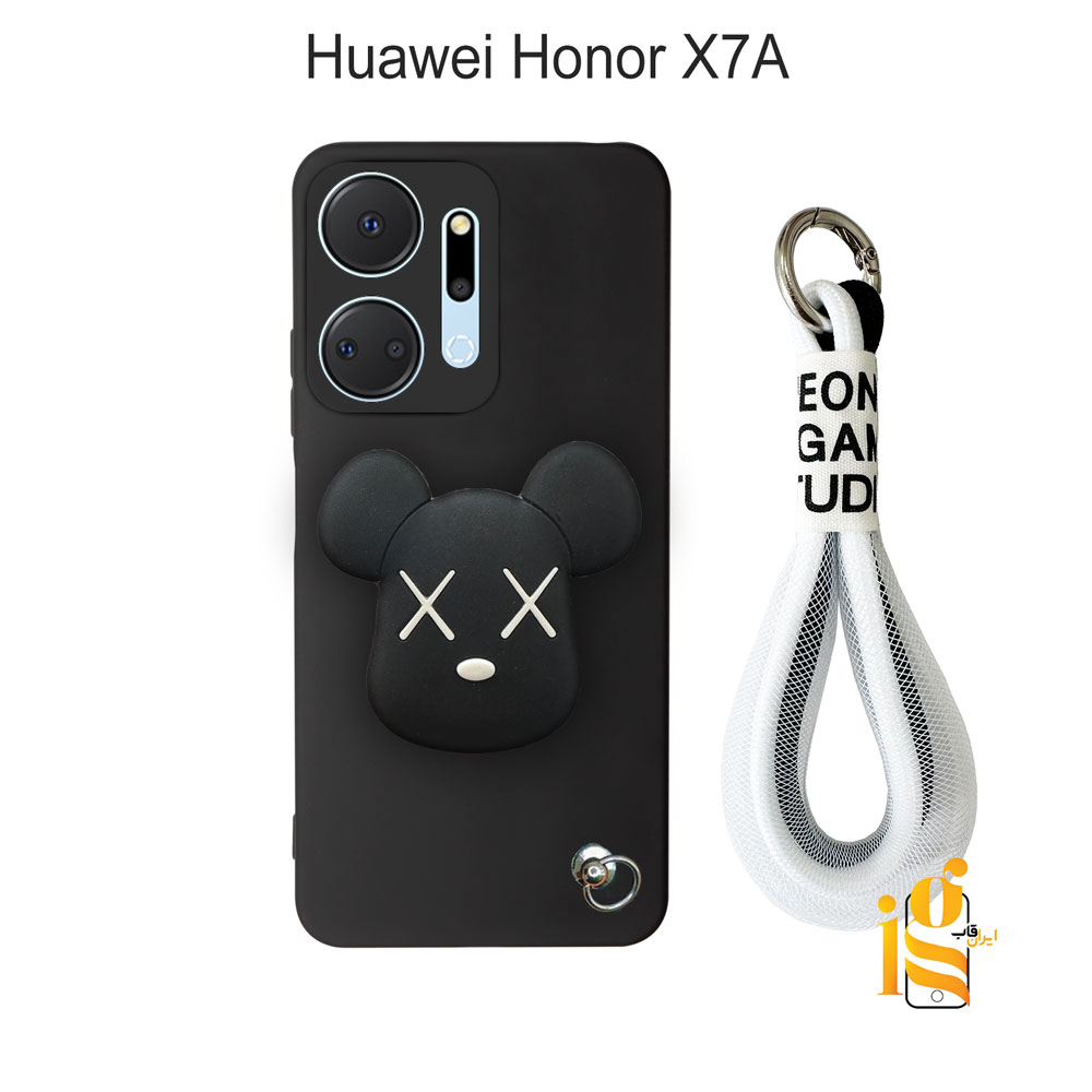 قاب فانتزی خرس روبو چشم ضربدری برای گوشی هواوی Honor X7A