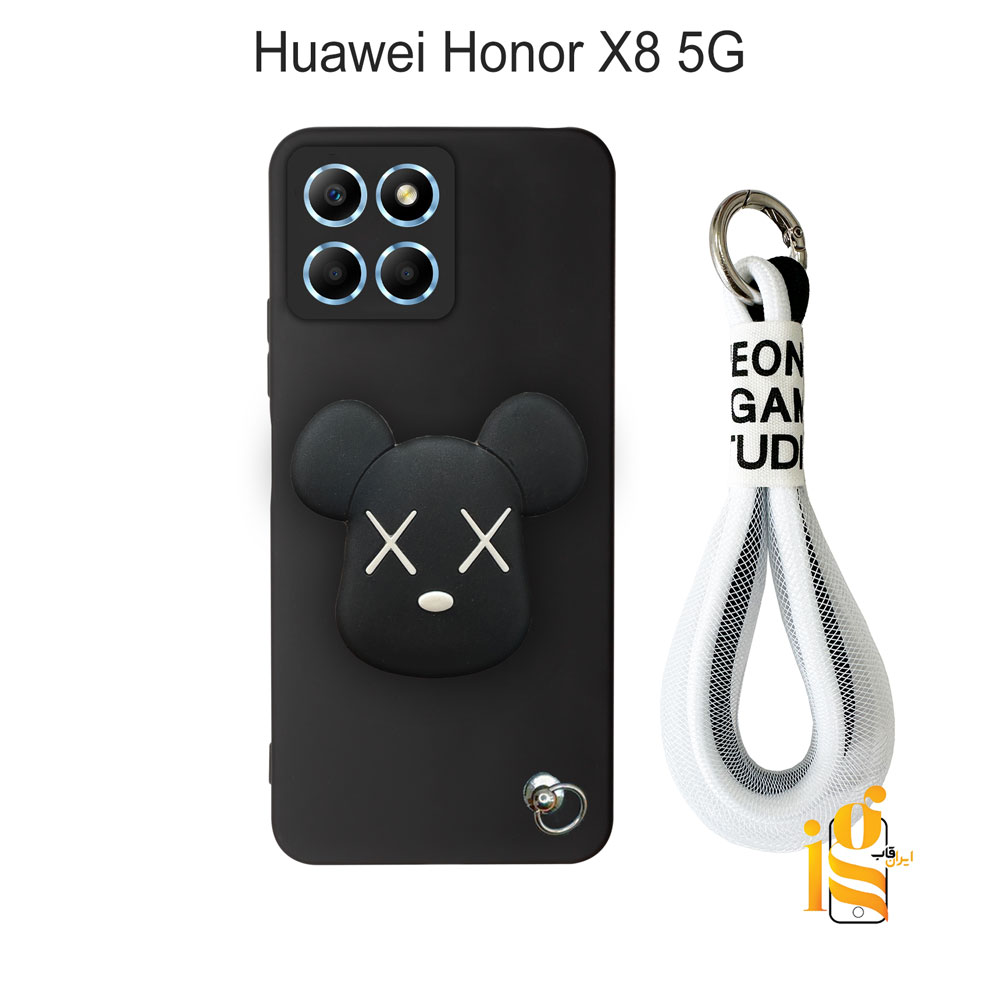 قاب فانتزی خرس روبو چشم ضربدری برای گوشی هواوی Honor X8 5G