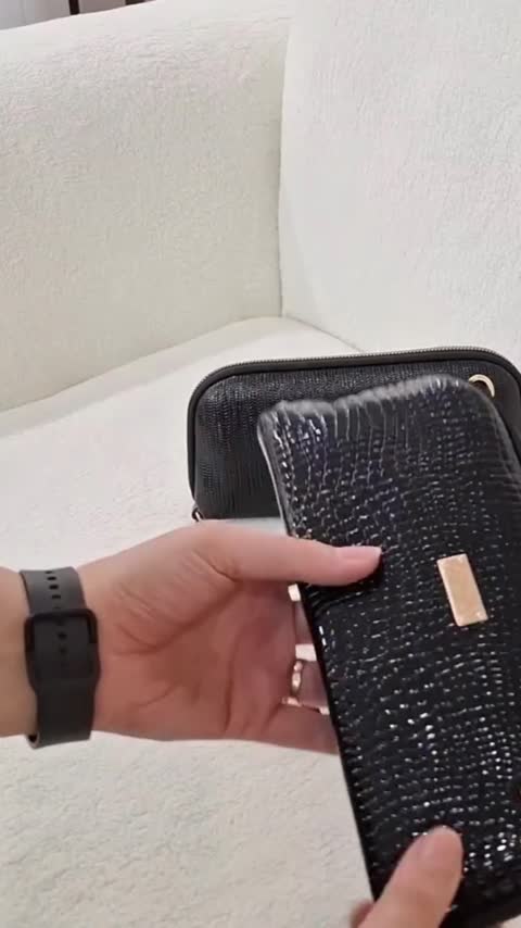کیف بند مچی و دوشی مجلسی مشکی ورنی براق