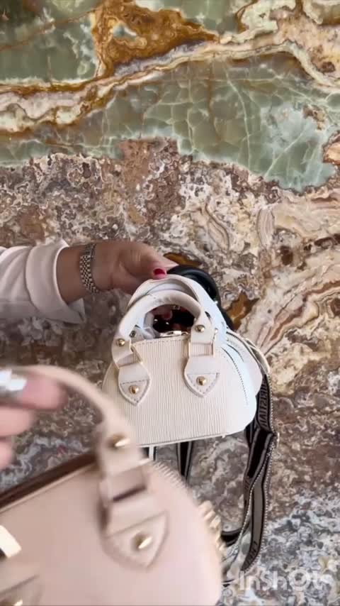 کیف مینی بگ اسپرت سبز یشمی موکا سفید مشکی