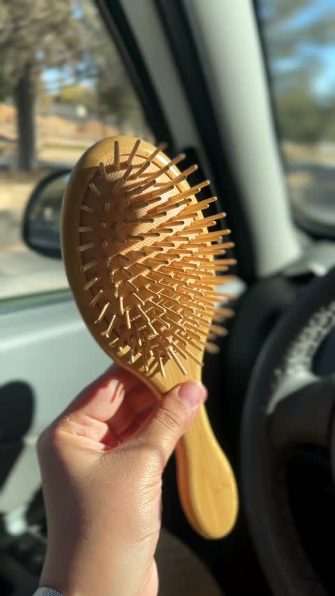 برس چوبی بامبو ضد موخوره و گره باز کن