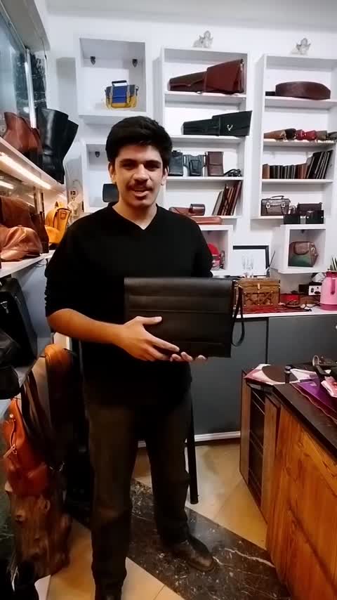 فولدر چرم طبیعی 